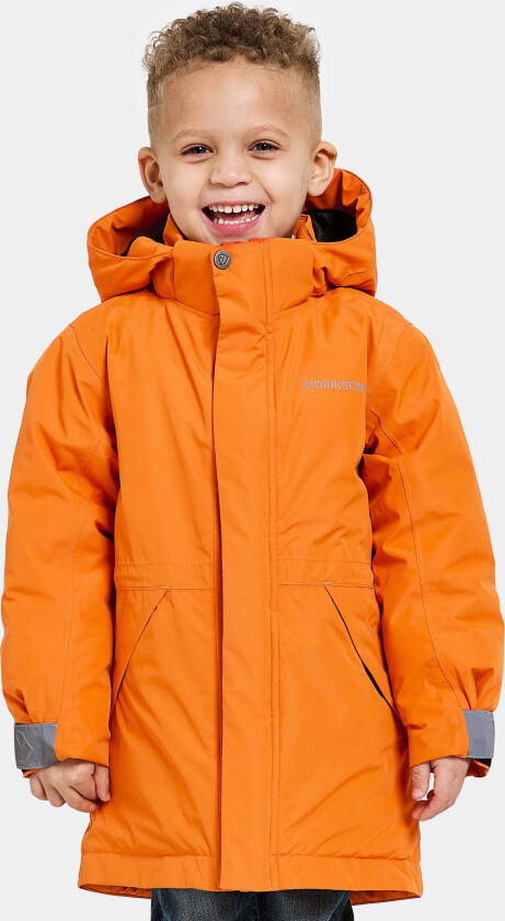 Tundran Vinterjakke, Orange Jam, 90 - Barnejakker - 100% Polyester