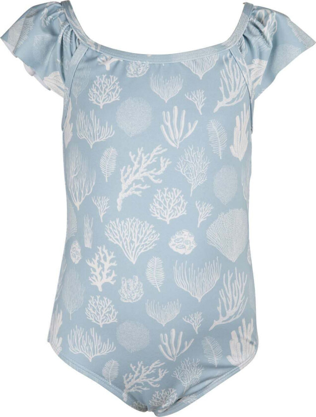Mix Badedrakt, Blå, 110-116 - Badetøy - Polyester,Elastan