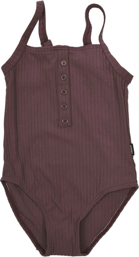 Sienne Badedrakt, Dusty Mauve, 110-116 - Badetøy