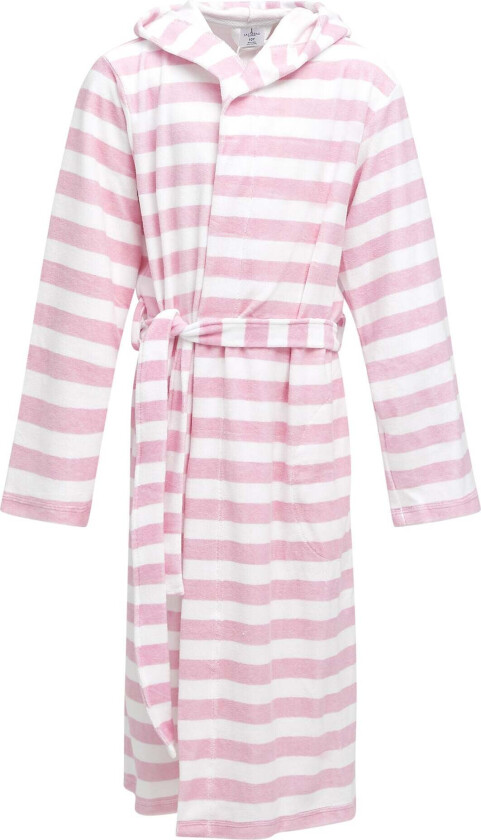 Kullavik Badekåpe, Pink White, 2 år - Badetøy - Bomull