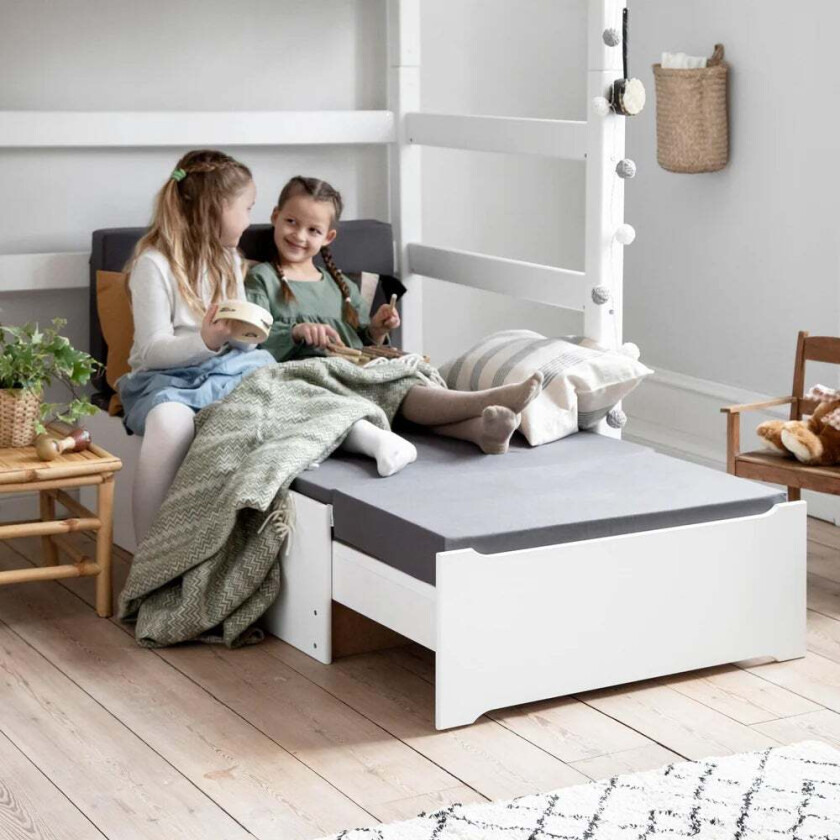 Sengemodul 80x200, Hvit - Sittemøbler