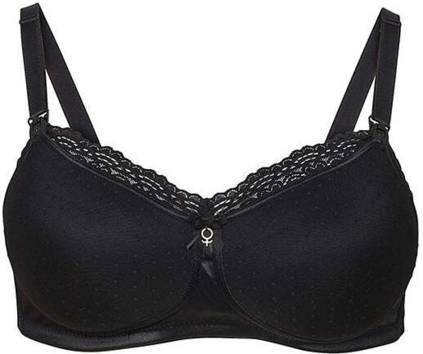 Amme-BH Mama Soft, Svart 80/85B - Ammeklær - Polyamid