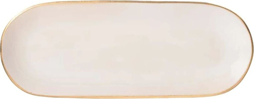 x Nosse Edge serveringsfat 12,2 x 30 cm Gold