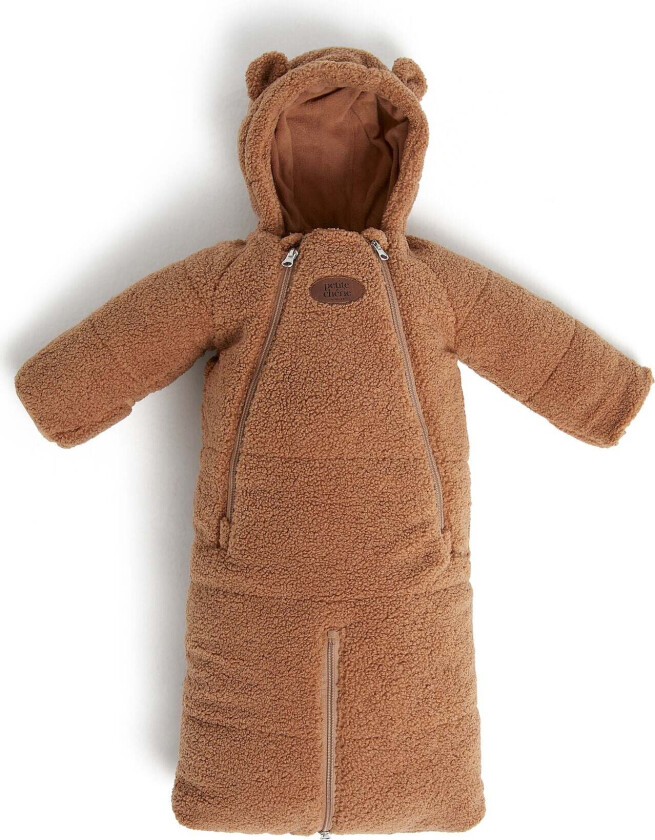 Blanche Vognpose 2-i-1 Teddy, Mocha Mousse - Minivognposer - 100% Polyester