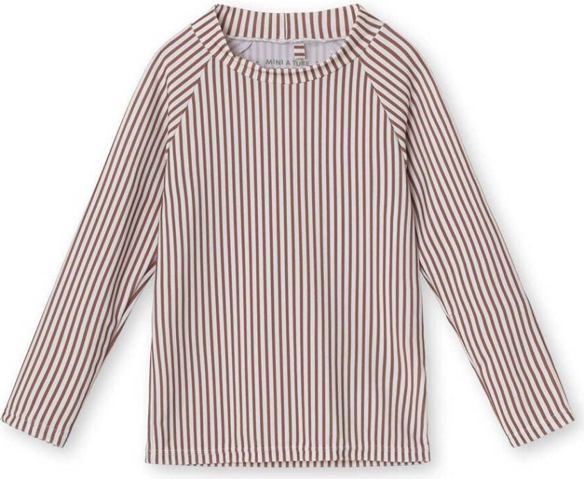 MINI A TURE Gani UV-trøye, Acorn Brown Stripes, 86-92 - UV Klær