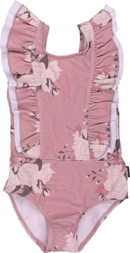 Daphne Badedrakt, Dusty Mauve, 134-140 - Badetøy - Elastan,Nylon