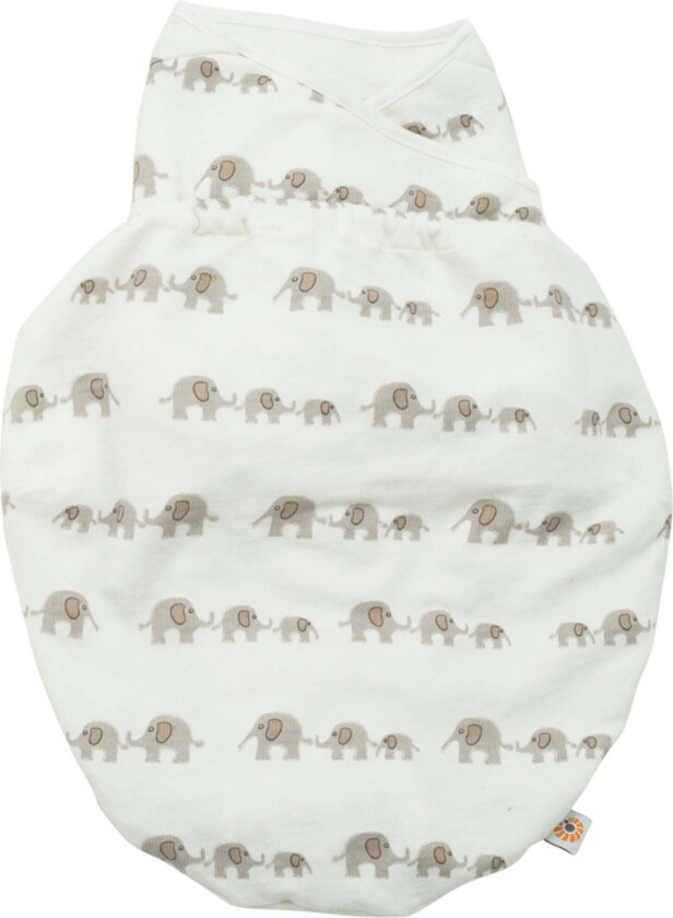 Swaddler, Elefanter - Gulpekluter & Babytepper - 100% Bomull