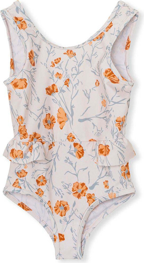 MINI A TURE Delicia UV-Badedrakt, Print Whisper White, 86-92 - Badetøy