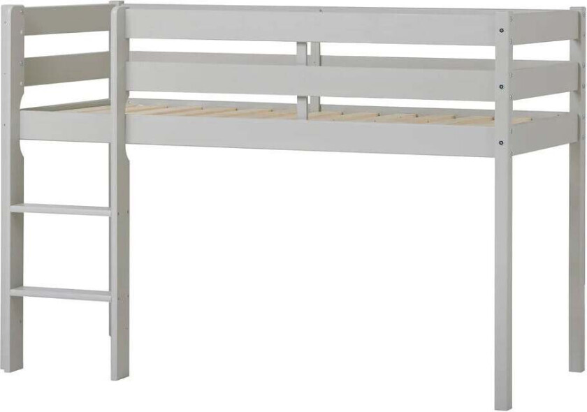 ECO Comfort Halvhøy Loftseng 70x160, Dove Grey - Juniorsenger - Tre