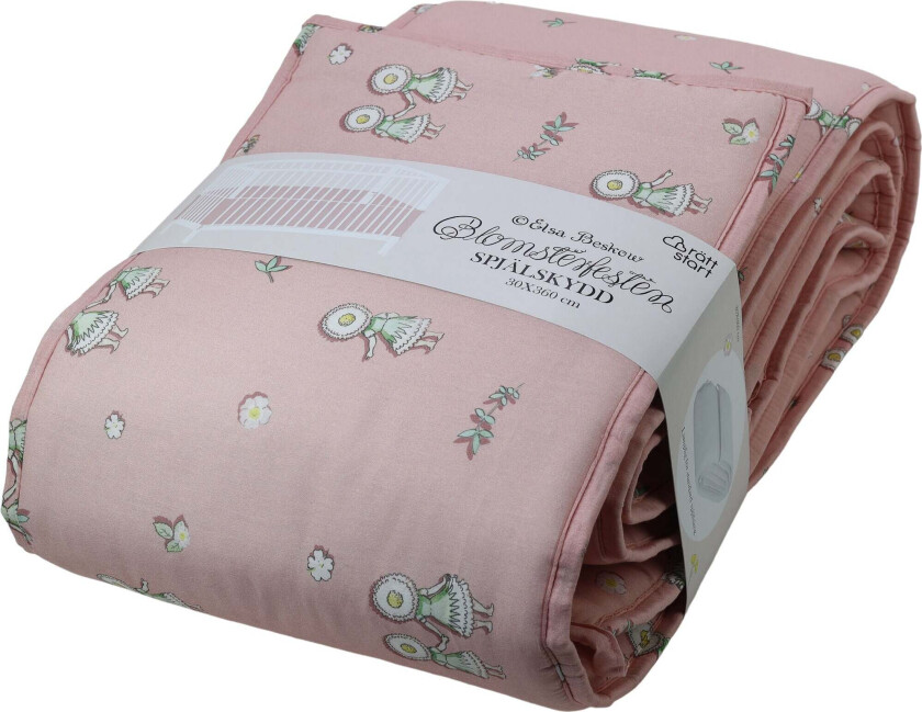 Beskow Blomsterfesten Sengekant 30 x 360, Rosa - Sengekanter - Bomull,Polyester