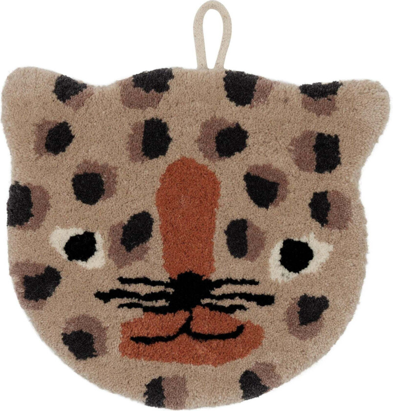 Leopard Miniature Veggdekorasjon, Camel - På Veggen - Bomull