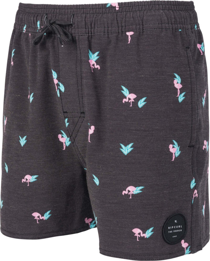 Volley Archipel Badeshorts, Black 14 år - Badetøy