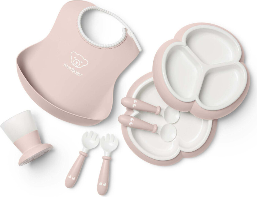 Barneservise 8-deler, Lyserosa - Bestikk & Servering