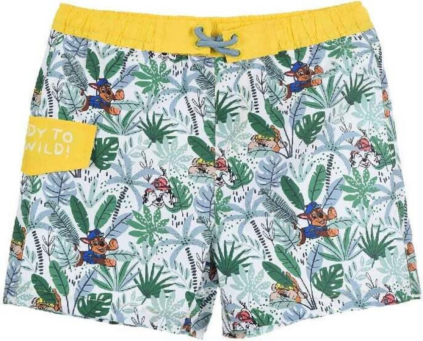 Badeshorts, Yellow, 6 år - Badetøy