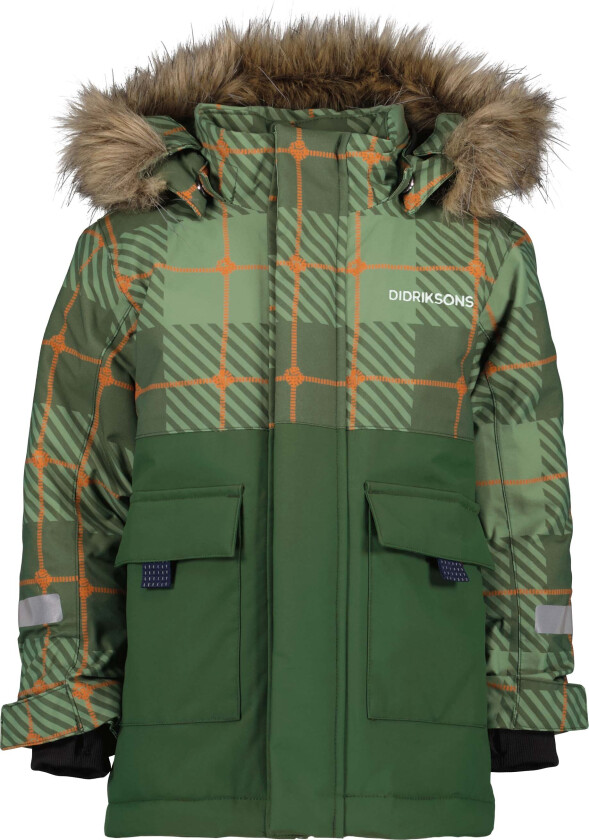 Polarbjörn Vinterjakke, Termos Pine Green, 100 - Barnejakker - 100% Polyester