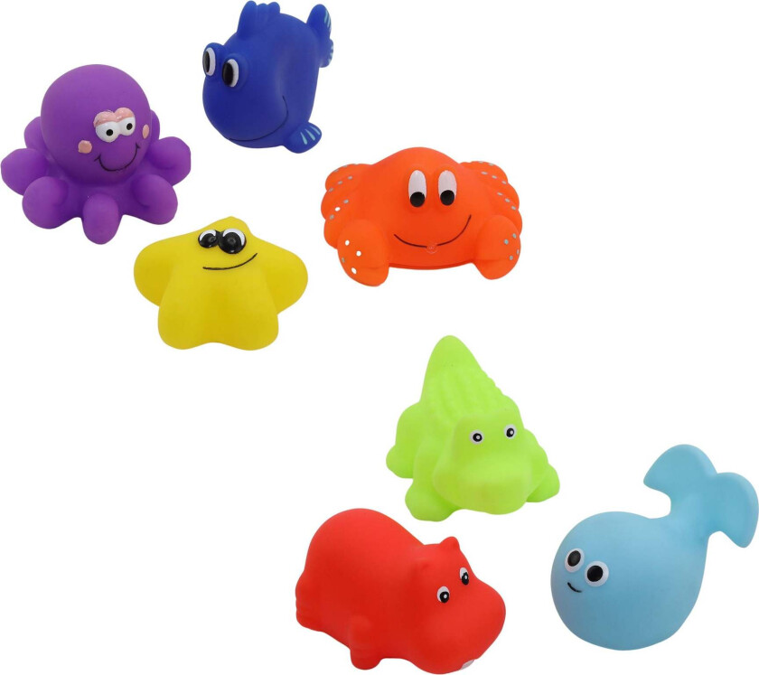 Badeleker Sjødyr 7-pack - Badeleker