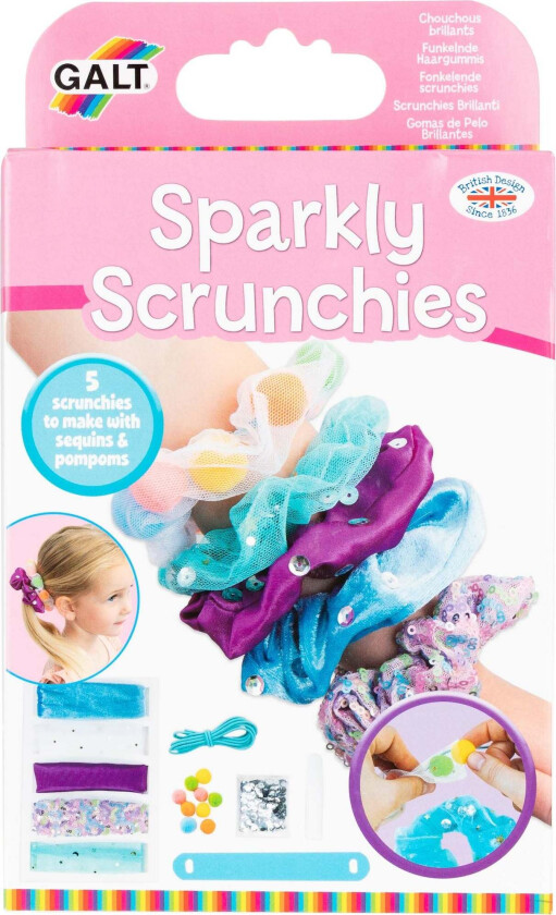 Glitrende Scrunchie - DIY & Hobbysett
