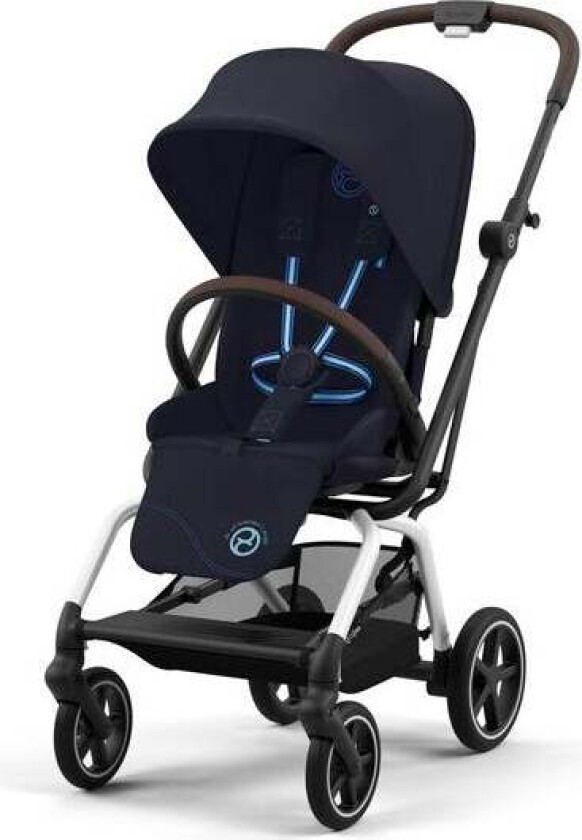 Eezy S Twist+2 Sportsvogn, Dark Blue - Vendbar Sittedel