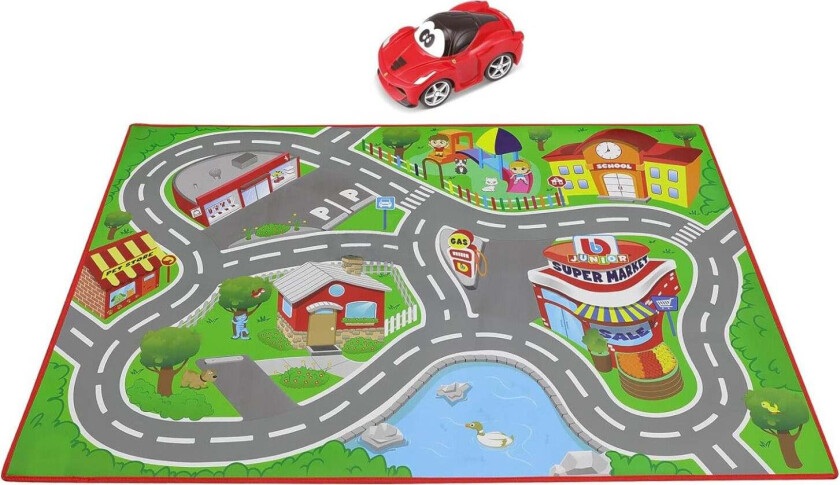 Ferrari Junior Leketeppe By 100x70 cm - Tekstiler - Plast