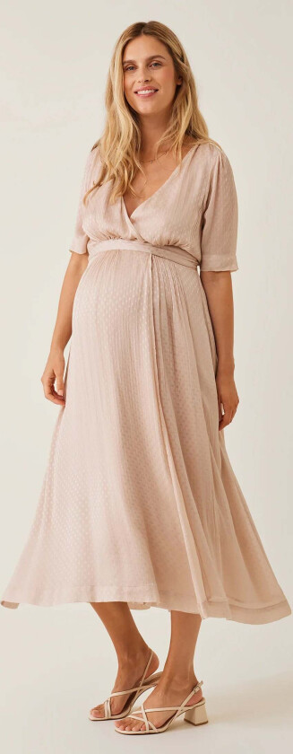 Occasion Kjole, Pink Champagne, M - Gravidklær