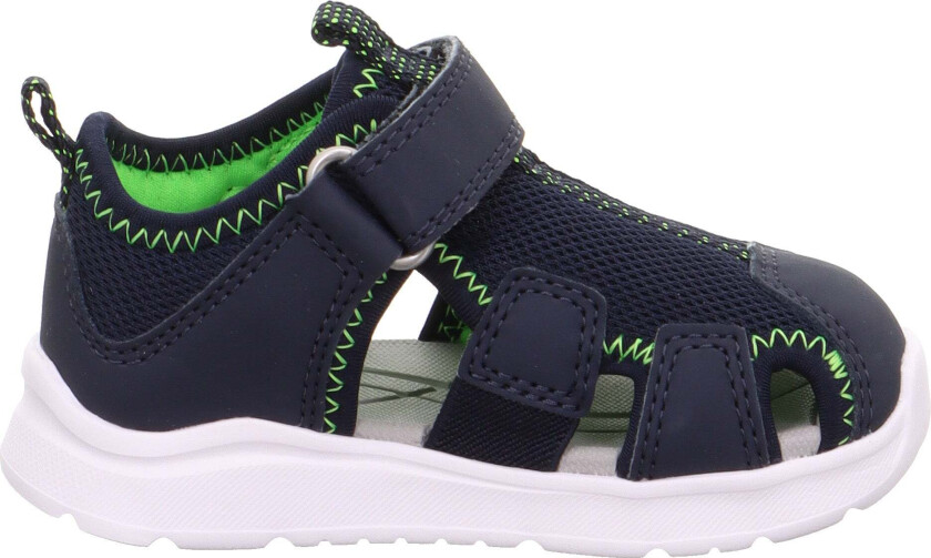 Wave Sandaler, Blå/Lysegrønn, 23 - Sandaler & Slippers