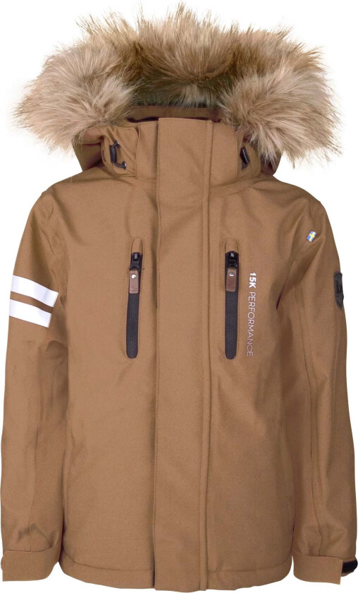 Polar Vinterjakke, Beige, 120 - Barnejakker - 100% Polyester