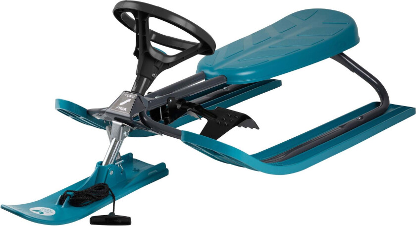 Bilde av Iconic Bio Snowracer, Graphite Grey/Aqua -  Akebrett - Stål,Plast,Polyester