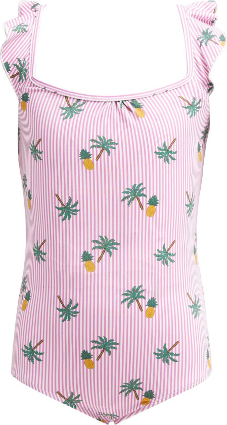 Petite Cherie Atelier Marta Badedrakt, Palm Beach Pink, 12 år - Badetøy - Bomull,Polyester