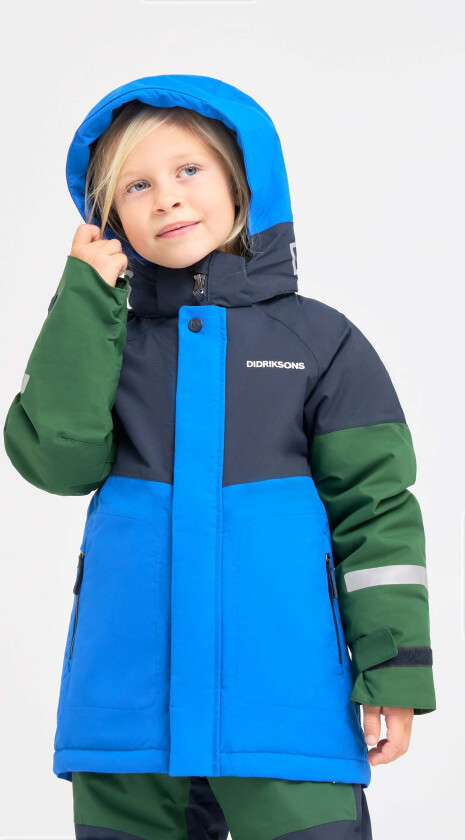 Lun Vinterjakke, Caribbean Blue, 100 - Barnejakker - 100% Polyester