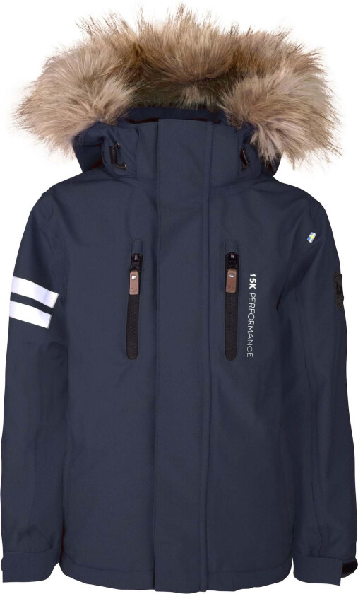 Polar Vinterjakke, Navy, 130 - Barnejakker - 100% Polyester