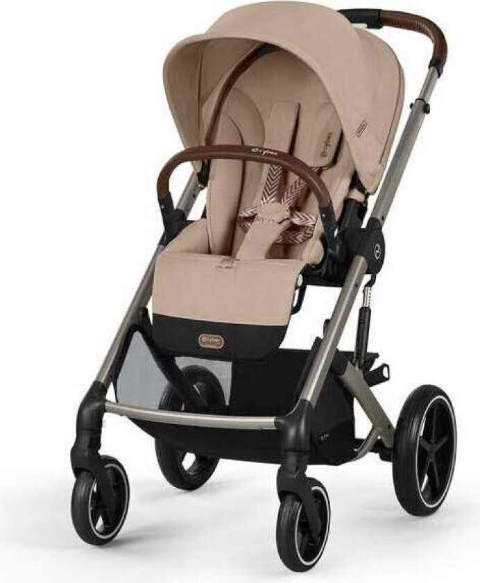 Bilde av BALIOS S Lux Sportsvogn, Almond Beige/Taupe - Vendbar Sittedel