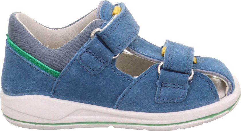 Boomerang Sandaler, Blå/Grønn, 22 - Sandaler & Slippers - Skinn