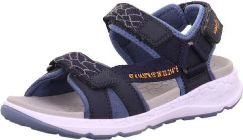 Criss Cross Sandaler, Blå/Oransje, 30 - Sandaler & Slippers