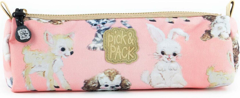 Pick & Pack Pennal Cute Animals, Coral - Pennal