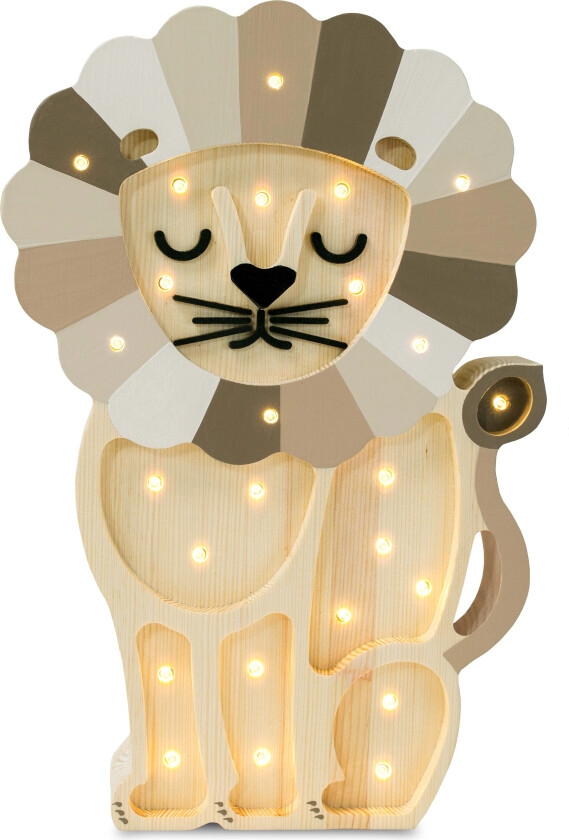 Lampe Løve, Cappuccino - Nattlamper