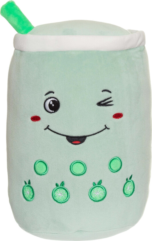 Kramis Bubble Tea Kosedyr 40 cm, Grønn - Kosedyr - Polyester