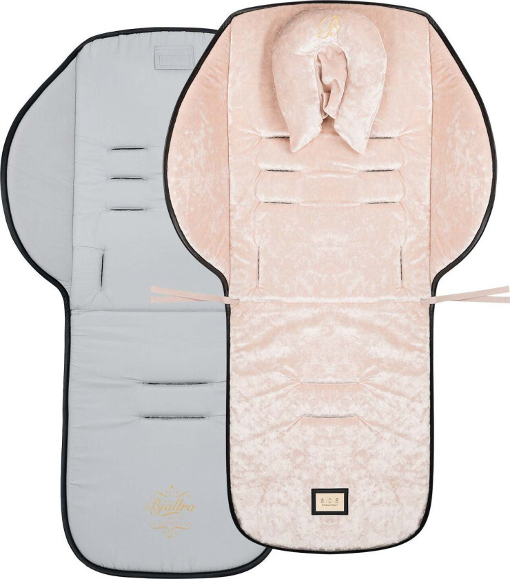 Pute, PinkVelvet - Sitteputer & Lammeskinn