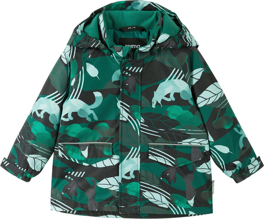 Kustavi Vinterjakke, Deeper Green, 92 - Barnejakker - Polyester