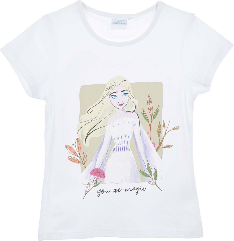 T-skjorte, White, 8 år - T skjorter & Topper - 100% Bomull