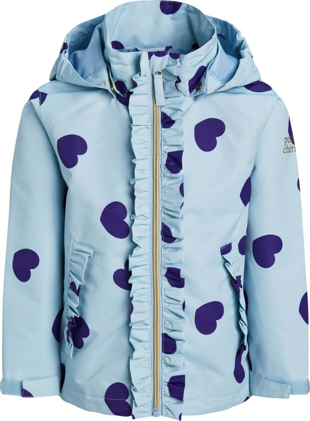 Milla Skalljakke, Blue Hearts, 110-116 - Softshellklær - 100% Polyester