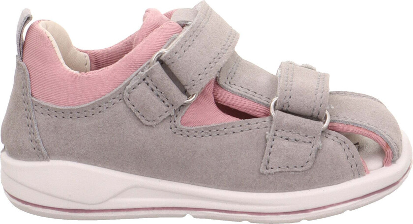 Boomerang Sandaler, Lysegrå/Rosa, 24 - Sandaler & Slippers - Skinn