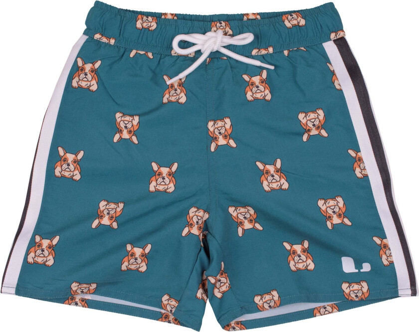 Dexter Badeshorts, Dark Teal, 130 - Badetøy - Polyester