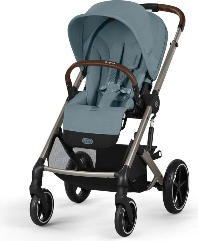 BALIOS S Lux Sportsvogn, Stormy Blue/taupe - Vendbar Sittedel