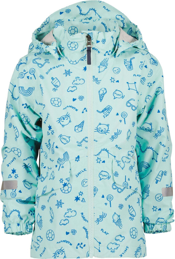 Norma Skalljakke, Doodle Pale Mint, 80 - Skallklær - 100% Polyester