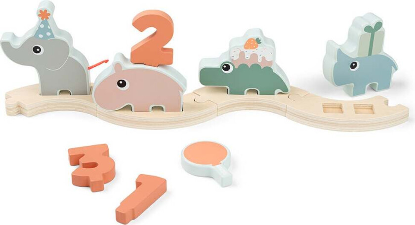 Celebration Parade Bursdagstog, Multi - Dekorasjoner - Furu,MDF