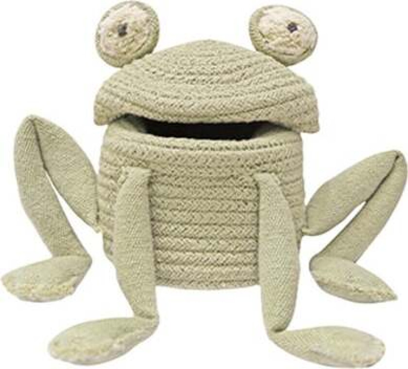 Lorena Canals Oppbevaringskurv Mini Fred the Frog - Kurver - Bomull,Polyester
