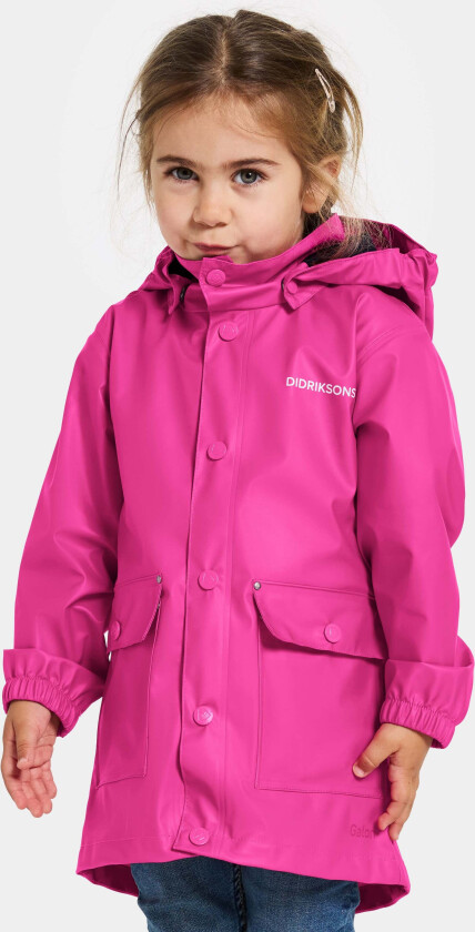 Jojo Regnjakke, Plastic Pink, 80 - Regntøy - 100% Polyester