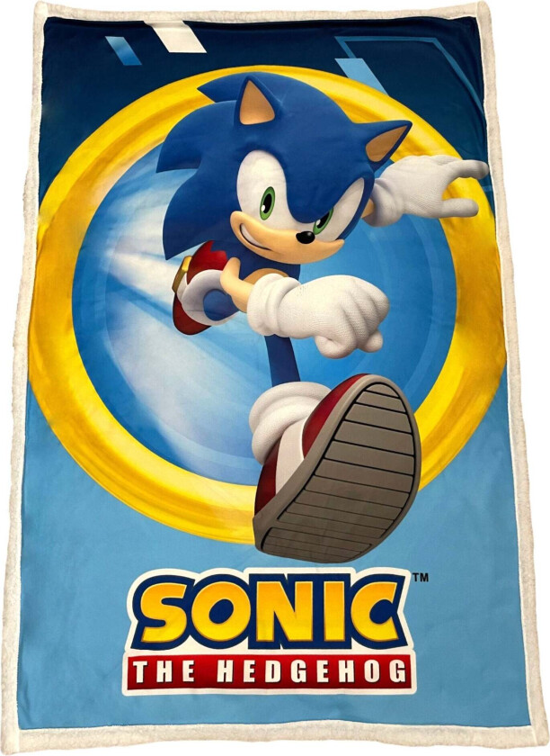 The Hedgehog Sherpa Teppe, Blå - Tekstiler