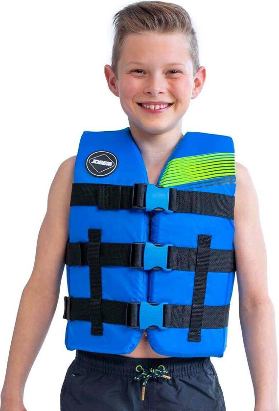 Flytevest Nylon Junior, Blå - Båt & Fiske