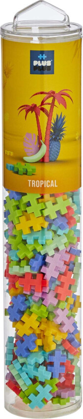 Plus-Plustube Tropical Mix 240 Deler - Byggeklosser